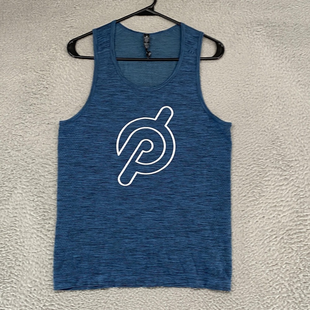 Lululemon Tank Top Mens Small Blue Peloton Athletic‎ Cycling Running Workout Gym